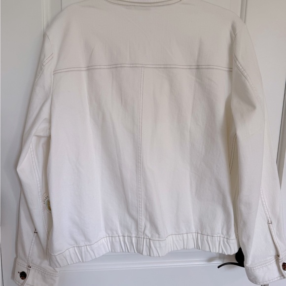 Spartina 449 Adler Denim Jean Jacket Pearl White XXL NWT - Picture 7 of 8